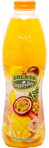 Сокосодержащий напиток Fruktomania Happy day Мультифрукт 1 л., 6 шт от магазина Одежда+