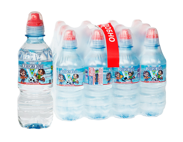 Питьевая вода без газа "Сенежская Sport" 0,35 л.   Упаковка 12 шт. от магазина Одежда+