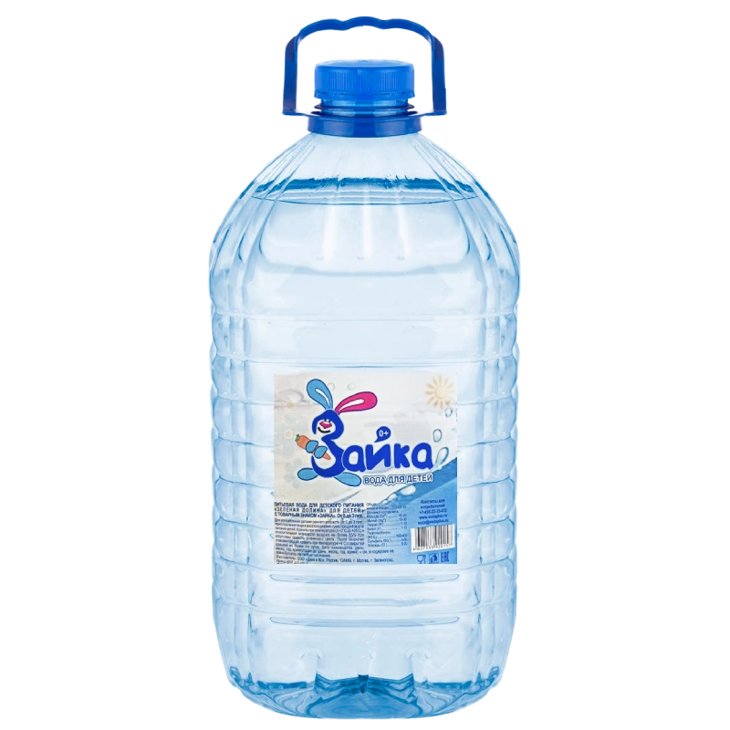 Вода детская Зайка 5 литров негазированная, пэт,  2 шт. в уп. от магазина Одежда+