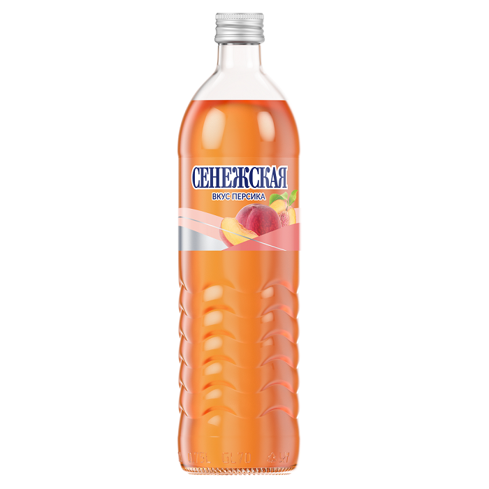 Вода Сенежская фруктовая со вкусом Персика 0,75 л, стекло, 12 шт. в уп. от магазина Одежда+
