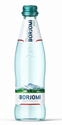 Вода "Borjomi" (Боржоми) 0.33 л, газ., стекло, 12 шт. в уп. от магазина Одежда+